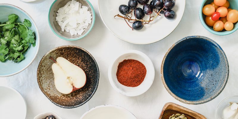 Bowls of Nutritious Foods.